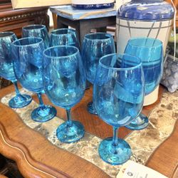 Blue Water Glasses - 50% OFF OFFER!!!