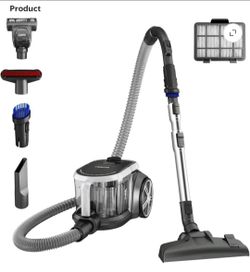 Eureka POWER BRUSH Compact FLOOR Bagless NEN180 Vacuum Cleaner - Auto Cord Rewind, Pet Hair Removal