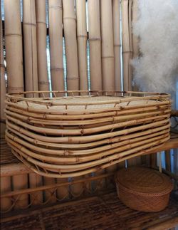 Wicker Lap Trays 10 available