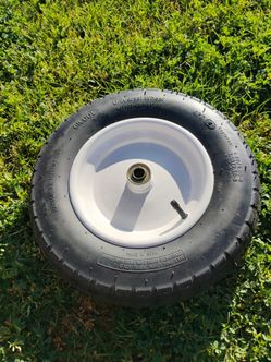 Wheelbarrow tire new