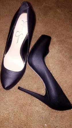 Jessica Simpson black high heels