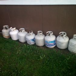 Empty Propane Canisters