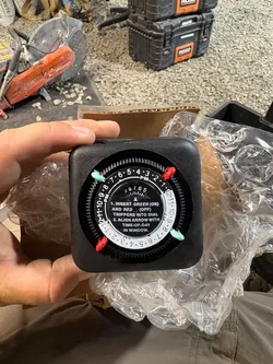 Intermatic 24-Hour Outdoor Mechanical Plug-In Timer - $25