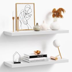 24" Wall Mounted Floating Shelf 