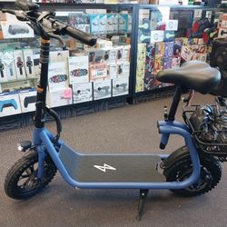 Electric Scooter 🛴 With Seat And Storage  Available For Special Weekly Sale 