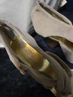 Michael Kors wedge heels 9.5