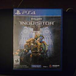 Ps4 game Inquisitor Martyr warhammer