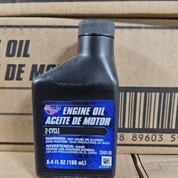Carquest 2 Cycle Oil,6.4 Oz, Sold By Case