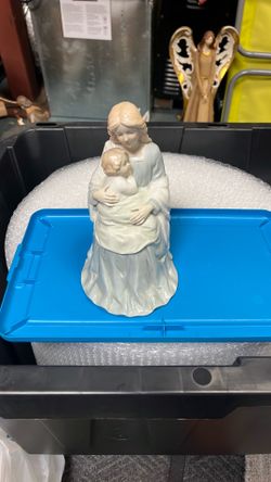 vintage Homco mother and child figure
