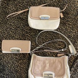 New Coach Leather Crossbody Duo with Wallet