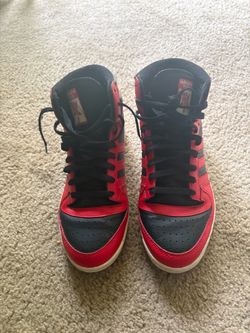 Adidas Top Ten High-Top Sneakers Red Black