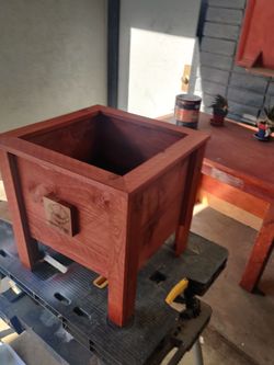 Wooden planter