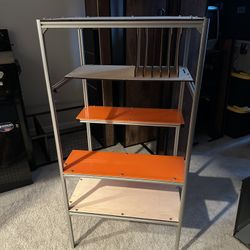 Aluminum And Wood Hobby Shelf - $30 Must Pick Up