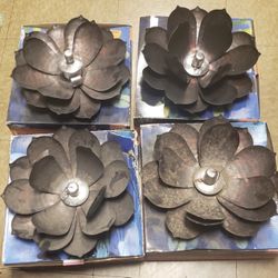 Metal Floating Lotus Torch