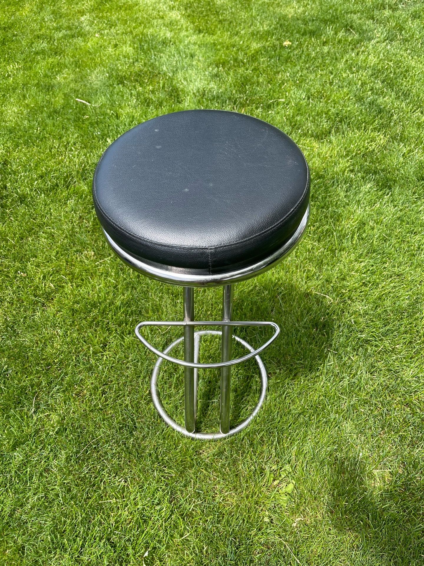 Vintage Chrome Bar Stool