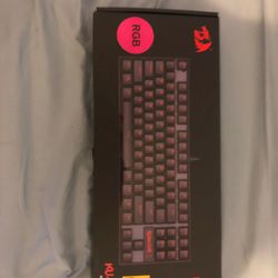 Redragon K552-RGB Mechanical Gaming Keyboard Compact 87 Key Mechanical Computer Keyboard KUMARA USB Wired Cherry MX Blue Equivalent Switches for Wind