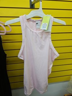 All in Motion XS Light Pink High Neck Racerback Tank Top
