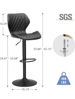 Adjustable counter height Barstool