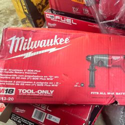Milwaukee M18 Rotary Hammer Brushless Tool Only 