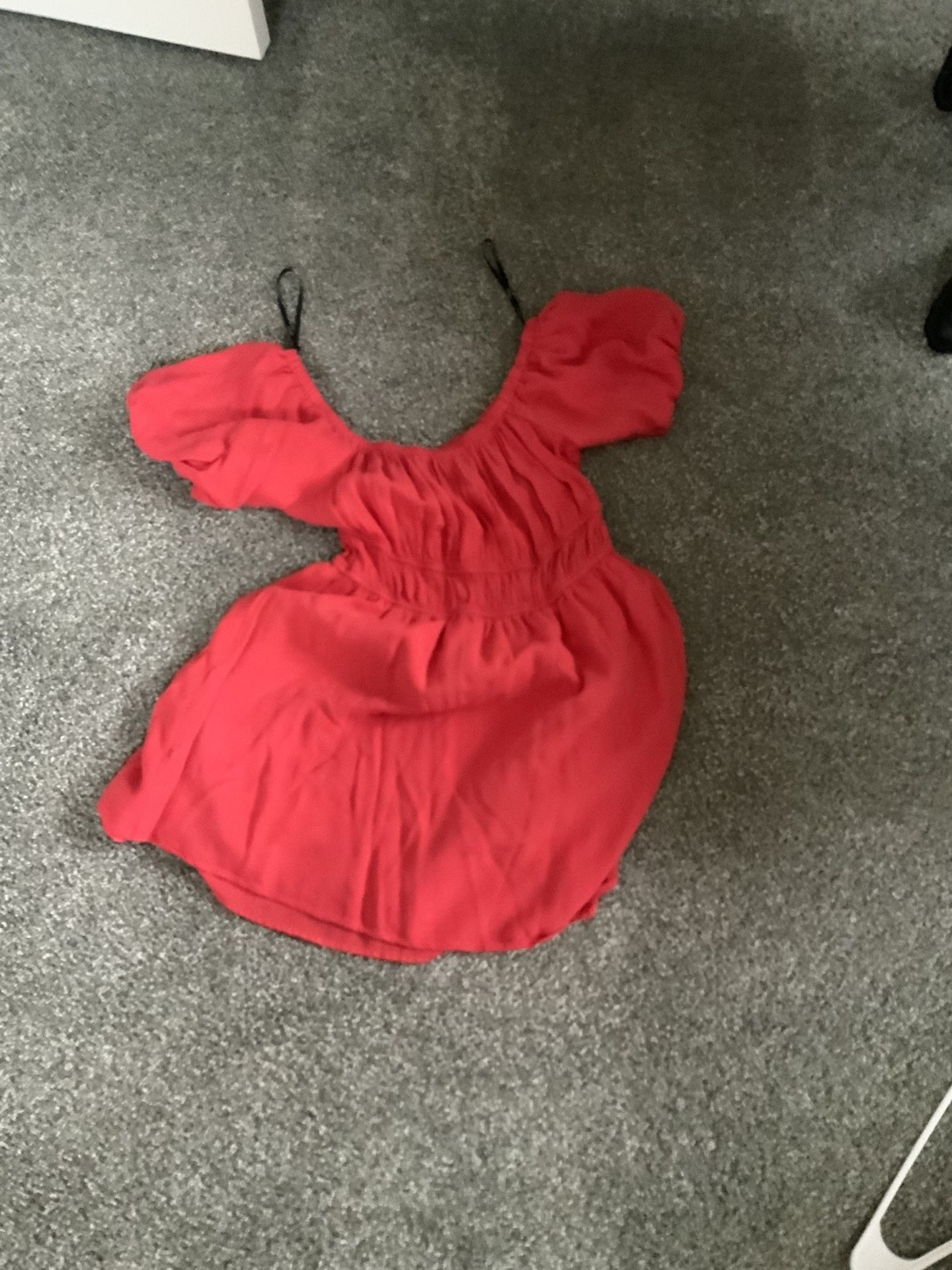 Orangish Pink Sundress (Medium)