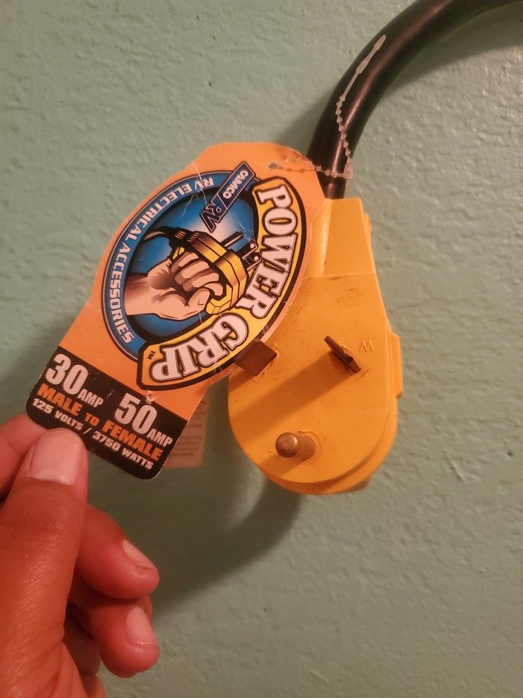 Power Grip ..Power Cord Adapter From 30 Watts To 50 Watts..For A RV