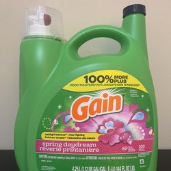 Gain Spring Daydream Liquid Laundry Detergent 144 Fl