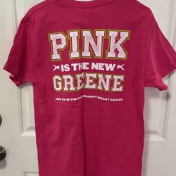 The Greene Turtle Pink Ribbon T-Shirt Medium