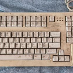 Compaq mechanical keyboard ps2 port 1990's