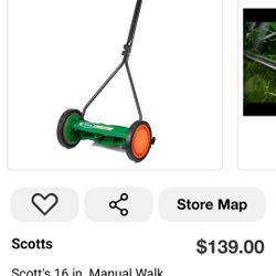 Manual Walk Push Reel