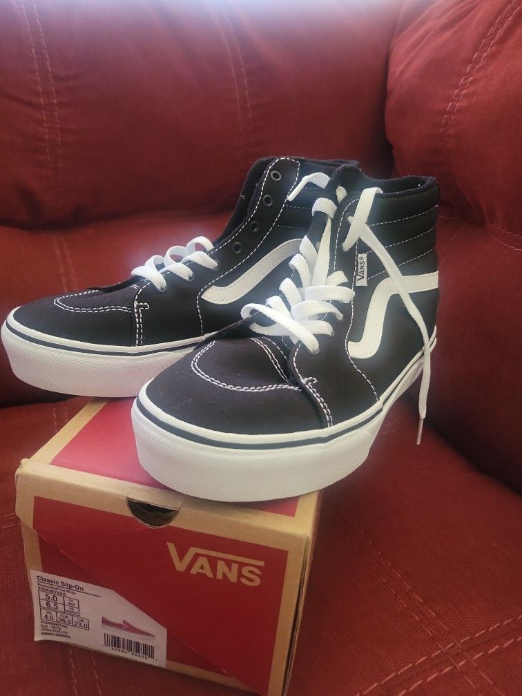 Black High Top Vans