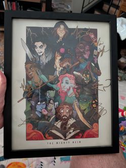 The Mighty Nein - Fantasy Art Print - With multiple cast signatures
