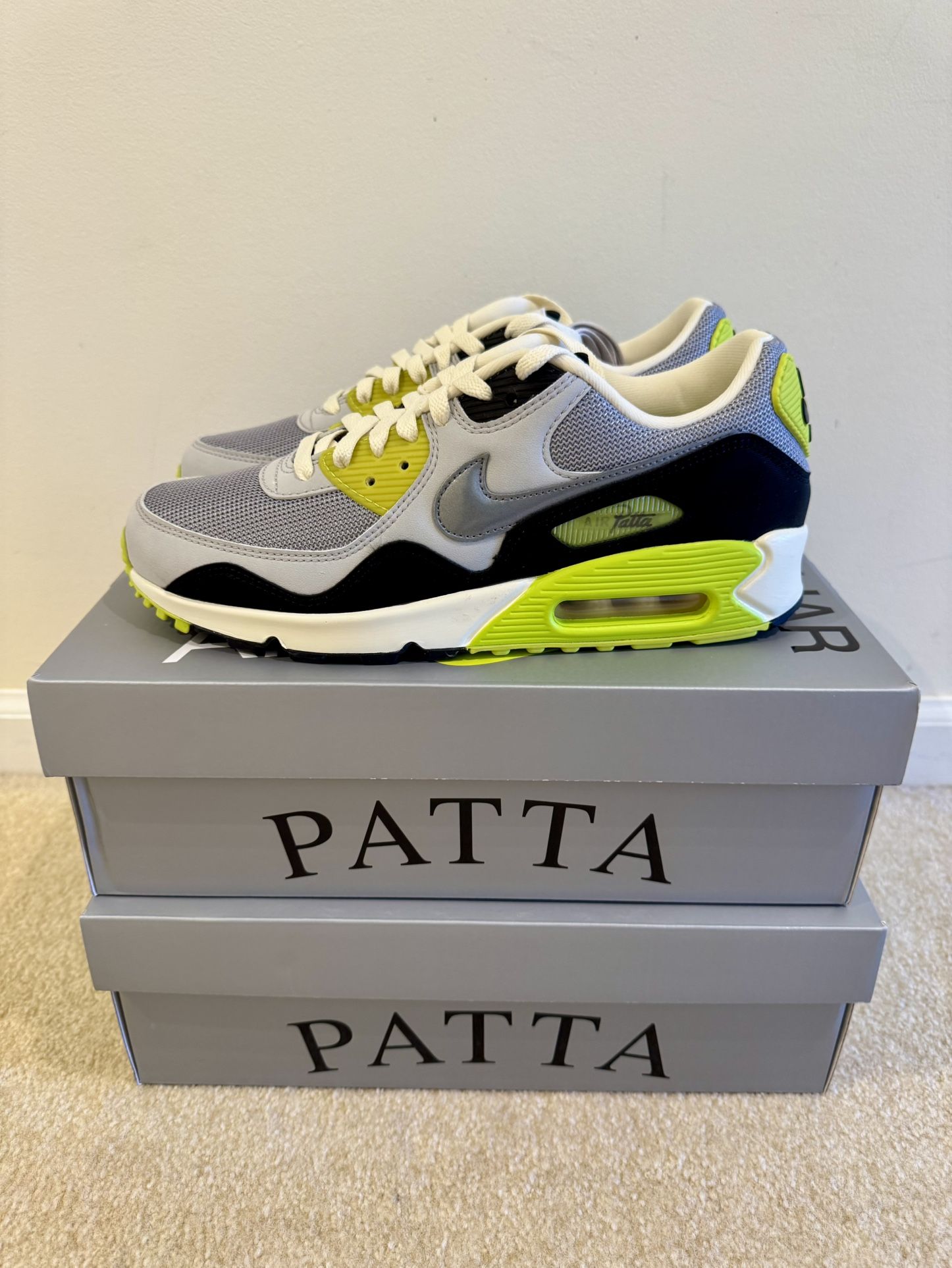 Patta x Nike Air Max 90 SP “Cyber” Size 8.5 And 9