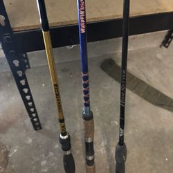 Old Spinning Rods For Sell 3 For $20