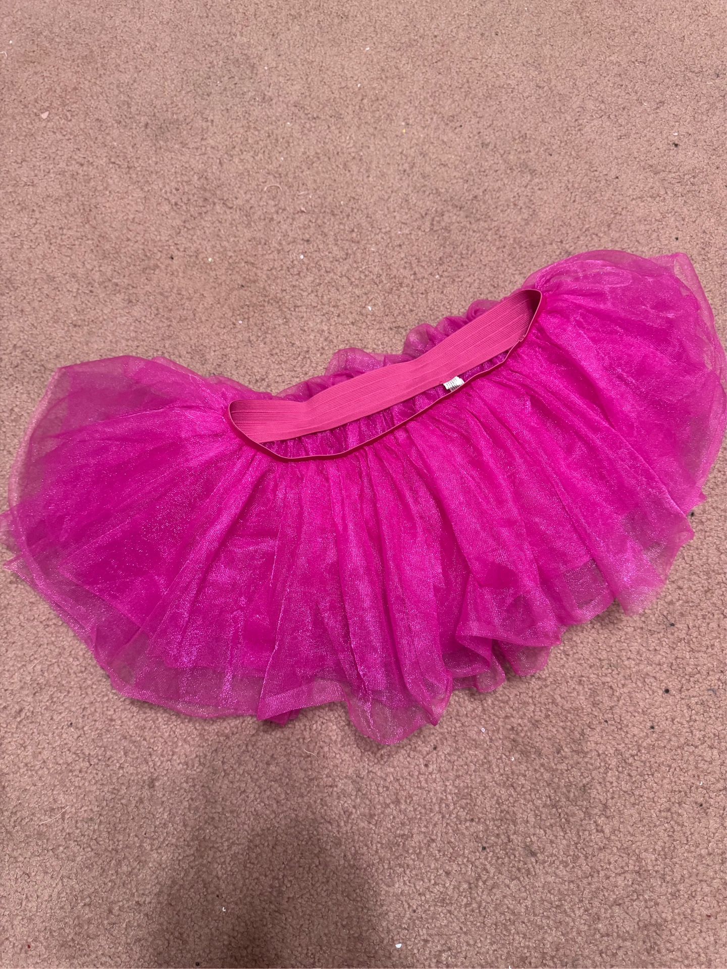 Medium large Neon pink Tutu Costume Festival Rave 80s  Skirt 
