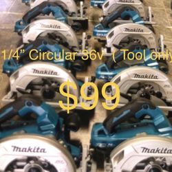 Makita New 71/4” Circular Saw 36v Brushless ( Tool Only) $99 Each One 