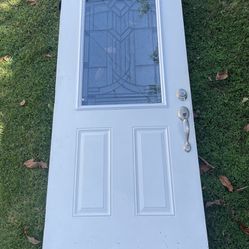 79x36 Etched Glass Door