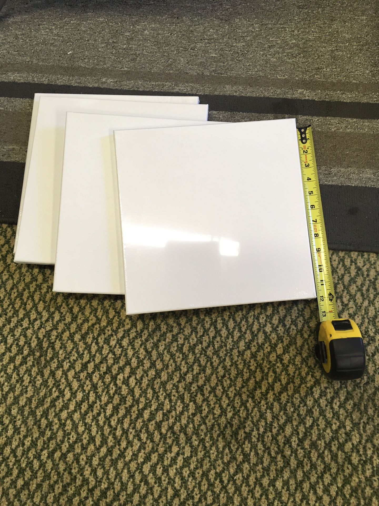 12” by 12” painters canvases