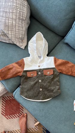 Olive + Scout jacket 6-9 m