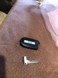 Jeep, Chrysler, dodge remote with uncut key