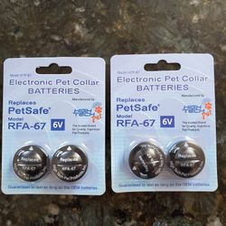 Electronic Pet Collar Batteries