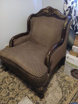 Artisan chair Ottoman combo