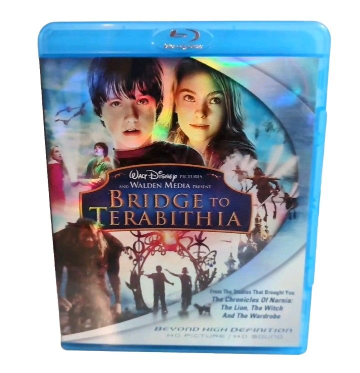 Bridge To Terabithia (Blu-ray Disc, 2007) Walt Disney Like New 