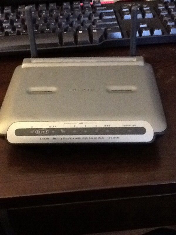 Wireless Belkin Router (802.11g)