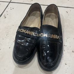 Chanel Loafers Black Size 39