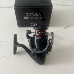 Daiwa Tatula 1000 New Spinning Fishing Reel. 