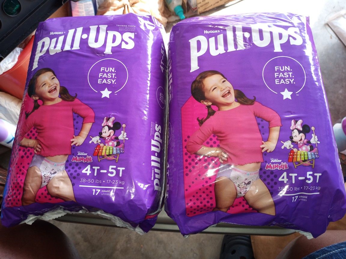 HUGGIES PULL-UPS GIRLS 4T-5T