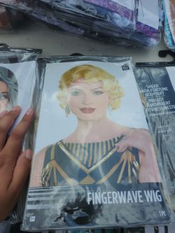 Finger wave Wig