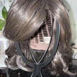 Synthetic Dark Brown Lace Front Wig