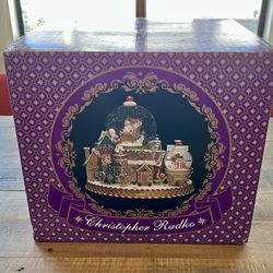 Christopher Radko Snow Globe 2018 Gingerbread House 