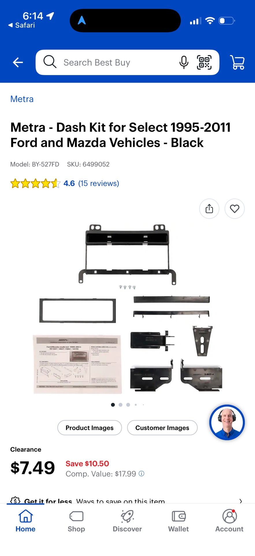 Metra Dash Kits for Ford / Mazda / Lincoln / Mercury (1995–2011)